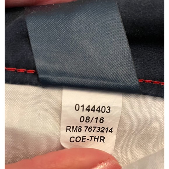 Tommy Hilfiger Moto Legging Navy Blue Pants - Sz 8 - Picture 12 of 13